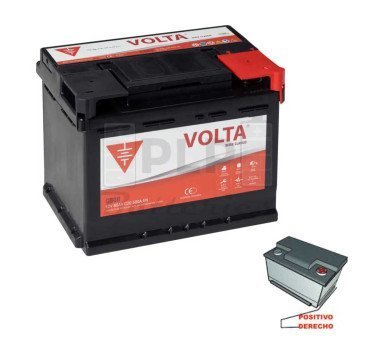 Car Battery 12v 60Ah 500A EN Volta C600D Classic