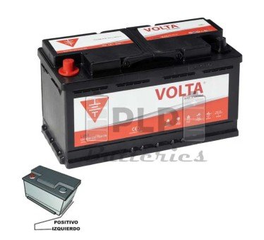 Batería de Coche 12v 95Ah 720A EN Standard +Izq Volta L950I