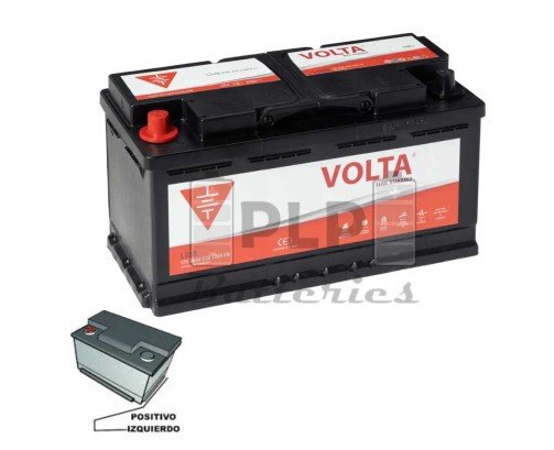 Batería de Coche 12v 95Ah 720A EN Standard +Izq Volta L950I