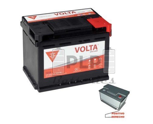 Car Battery 12v 55Ah 460A EN Classic Volta C550D