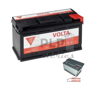 Batería de Coche 12v 95Ah 760A EN Classic Volta C950D