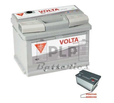 Car Battery 12v 63Ah 630A EN Silver Volta S630D