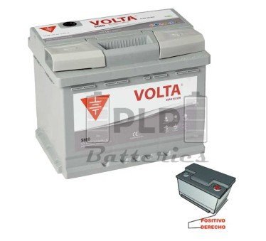 Car battery 12v 66Ah 680A EN Silver Volta S660D