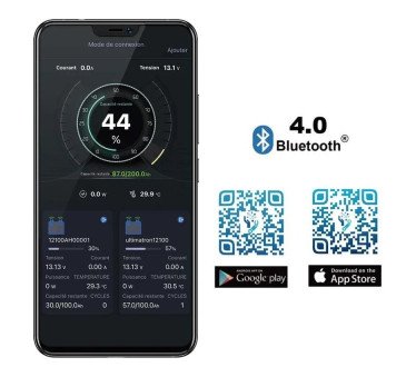 LiFePO4 Lithium Battery Bluetooth 12.8V 200Ah Ultimatron