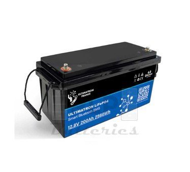 Batería Litio LiFePO4 Bluetooth 12V 200Ah Ultimatron