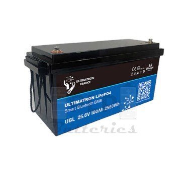 LiFePO4 Lithium Battery Bluetooth 25.6V 100Ah Ultimatron