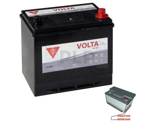 12v 65Ah 600A EN Asia Plus Car Battery Volta A+650D
