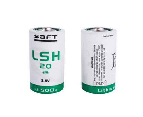 LSH20 3.6V Primary Lithium Battery (Non-Rechargeable) "D Size" SAFT